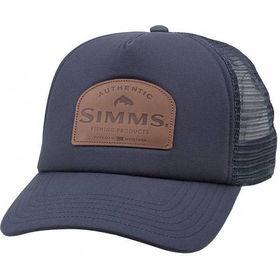 Кепка Simms Leather Patch Trucker Admiral Blue