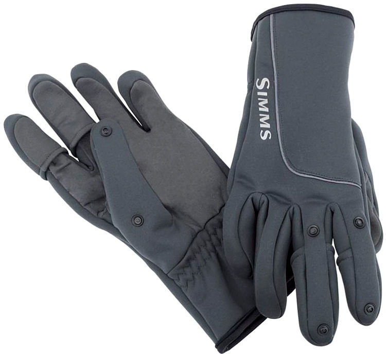 Перчатки Simms Guide Windbloc Flex Glove Raven р.S