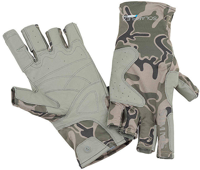 Перчатки Simms Solarflex Guide Glove (Tongass Camo Tumbleweed) р.L