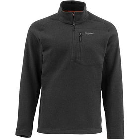 Пуловер Simms Rivershed Sweater Quarter Zip Black р.S