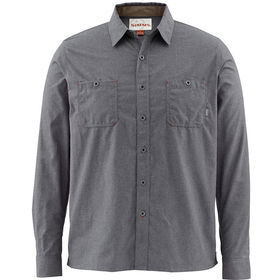 Рубашка Simms Blacks Ford Flannel LS Shirt Solid (Nightfall) р.M