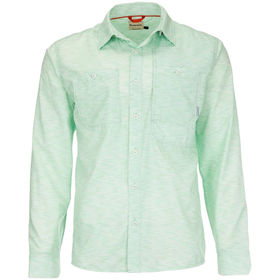 Рубашка Simms Double Haul LS Shirt (Lt.Green Texture Wave Print) р.3XL