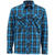 Рубашка Simms Guide Insulated Shacket Admiral Blue Plaid р.L