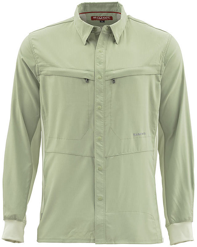 Рубашка Simms Intruder BiComp LS Shirt (Sagebrush) р.L