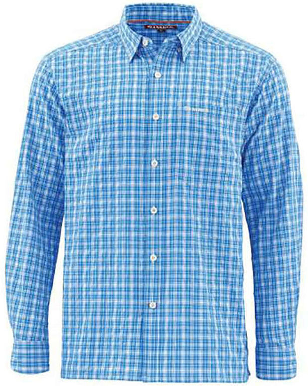 Рубашка Simms Morada LS Shirt (Harbour Blue Plaid) р.L