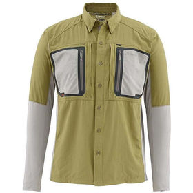 Рубашка Simms Taimen TriComp LS Shirt (Army Green) р.L