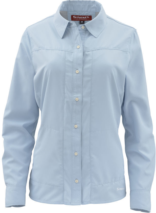 Рубашка Simms Womens Isle LS Shirt (Blue Chil) р.L
