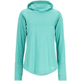 Термофутболка Simms Womens SolarFlex Cooling Hoody (Gulf Blue) р.L