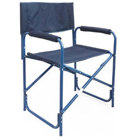 Кресло складное Следопыт синий (сталь 20мм)
