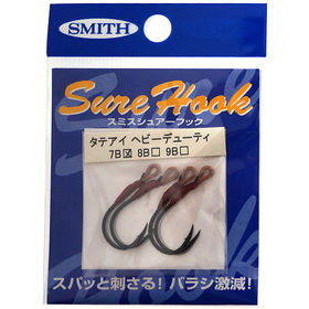 Крючки для воблеров и блесен Smith Sure Hook Heavy Duty Vertical №9B (упаковка - 4шт)