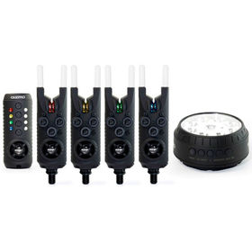 Комплект сигнализаторов с пейджером и лампой Sonik Gizmo 3+1 Set (Red, Yellow, Green)+Bivvy Lamp