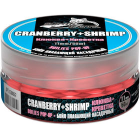 Бойл насадочный-плавающий Sonik Baits Pop-Up 11мм 50мл Crenberry-Shrimp Fluo