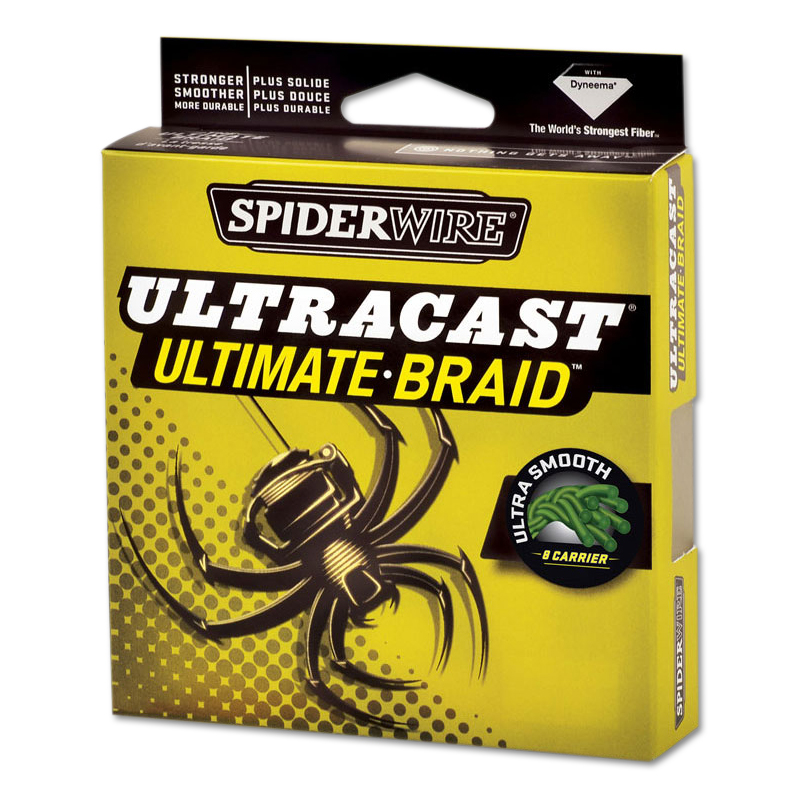Леска плетеная Spiderwire Ultracast Ultimate Braid 0,22мм зеленый 114м