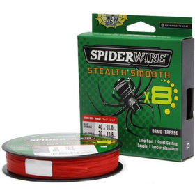Шнур Spiderwire Stealth Smooth X8 New 150м 0.06мм (Red)
