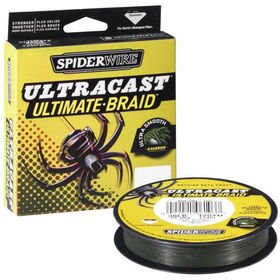 Леска плетеная Spiderwire Ultra Cast 8 Carrier Ultimate Braid Green 110м 0.12мм зеленая