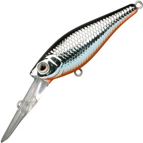 Воблер Spro Ikiru Shad 60LL SP (7г) Chrome Back Black