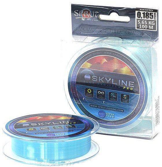 Флюорокарбон Sprut Skyline Evo Tech Pro 100м (0.335мм) голубой
