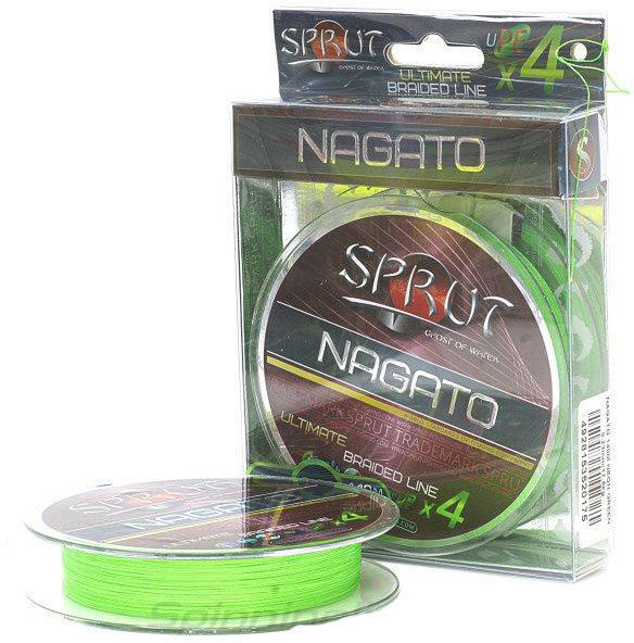 Шнур Sprut Nagato Hard Ultimate Braided Line 140м (0.14мм) зеленая