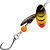Блесна Stinger Furia Trout 0 (2.5г) BW