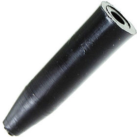 Бусина конус Strike Pro силиконовая черная 22ммx6мм (упаковка - 10шт)