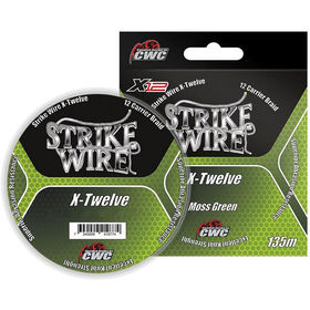 Шнур плетеный 12-жильный CWC Strike Wire X-Twelve X12 135м 0.32мм (mossgreen)