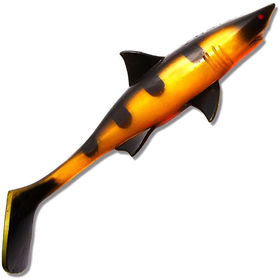 Силиконовая приманка Strike Pro Shark Shad (20см) Black Okoboji Perch