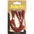 Хвост силиконовый для Strike Pro Guppie EG-208T (3 твистера+риппер) Red Glitter