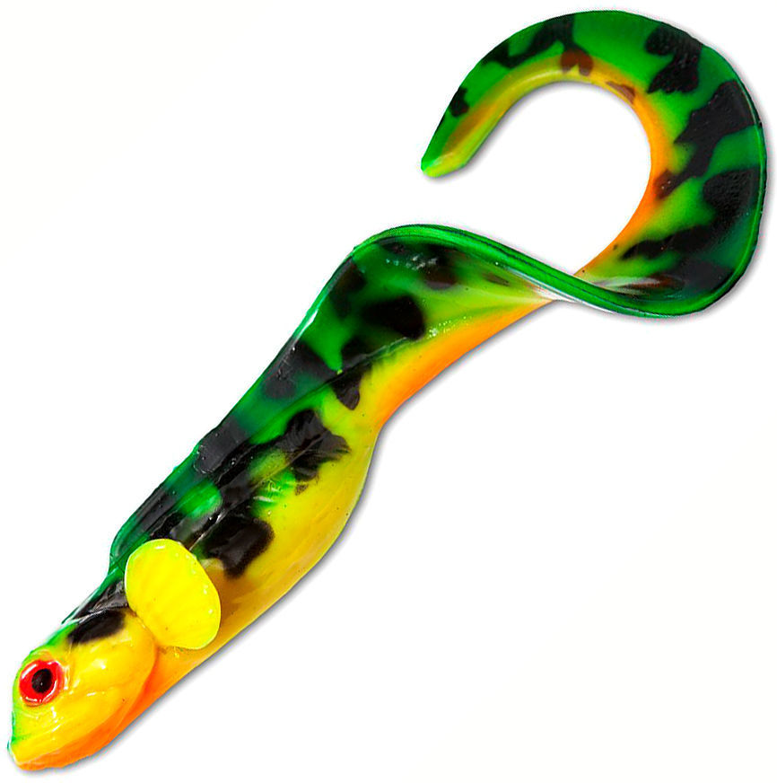 Силиконовая приманка Strike Pro Nettel Laken V2 (28см) Firetiger Pout