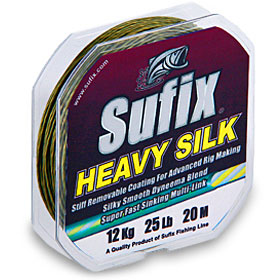 Леска плетеная Sufix Heavy Silk Moss-Green