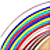 Леска плетёная Sufix PE Glide Master (разноцветная) 0,128мм