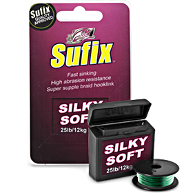 Леска плетеная Sufix Silky Soft Green (зеленая) 20м 12кг