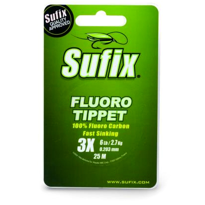 Леска монофильная Sufix Fluoro Tippet (прозрачный) 0,078мм