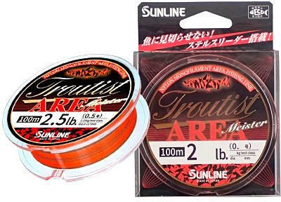 Леска Sunline Troutist Area Meister #0.4 100м 0.104мм