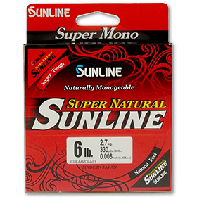 Монофильная леска Sunline Super Natural 100м (прозрачная)