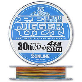 Плетеная леска Sunline PE Jigger Ult (4braid)