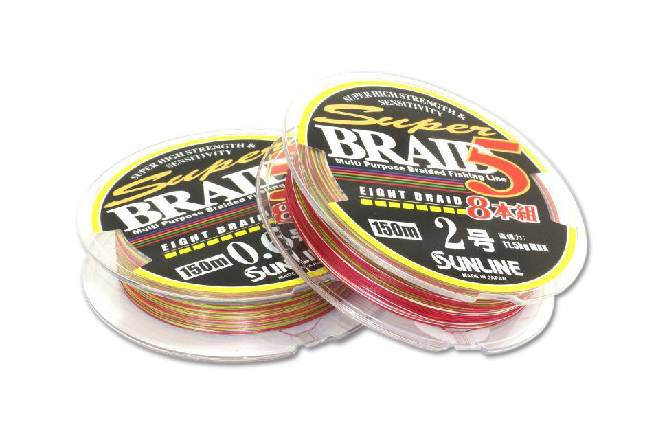 Плетеная леска Sunline Super Braid 5HG 8 Braid 150 м разноцветная
