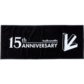 Полотенце Tailwalk Face Towel 15th Anniversary limited (84см) BK
