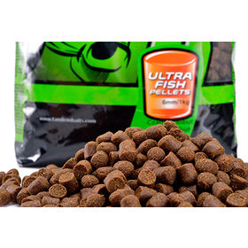 Пеллетс Tandem Baits Carp Food Ultra Fish Pellet  6мм Black Halibut 1кг