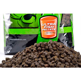 Пеллетс Tandem Baits Carp Food Ultra Fish Pellet  4мм Black Halibut 1кг