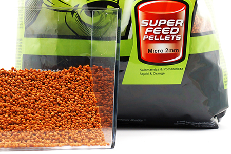 Пеллетс Tandem Baits Super Feed Micro Pellet 2мм Squid & Orange 1кг