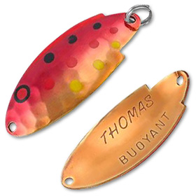 Блесна Thomas Buoyant (4,7 г) Gold/Red (Black Hook)