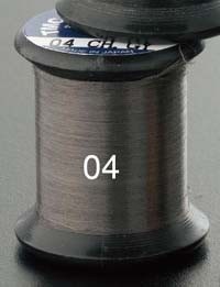 Нить монтажная  TMC 16/0 Thread+ 04 Charcoal Grey
