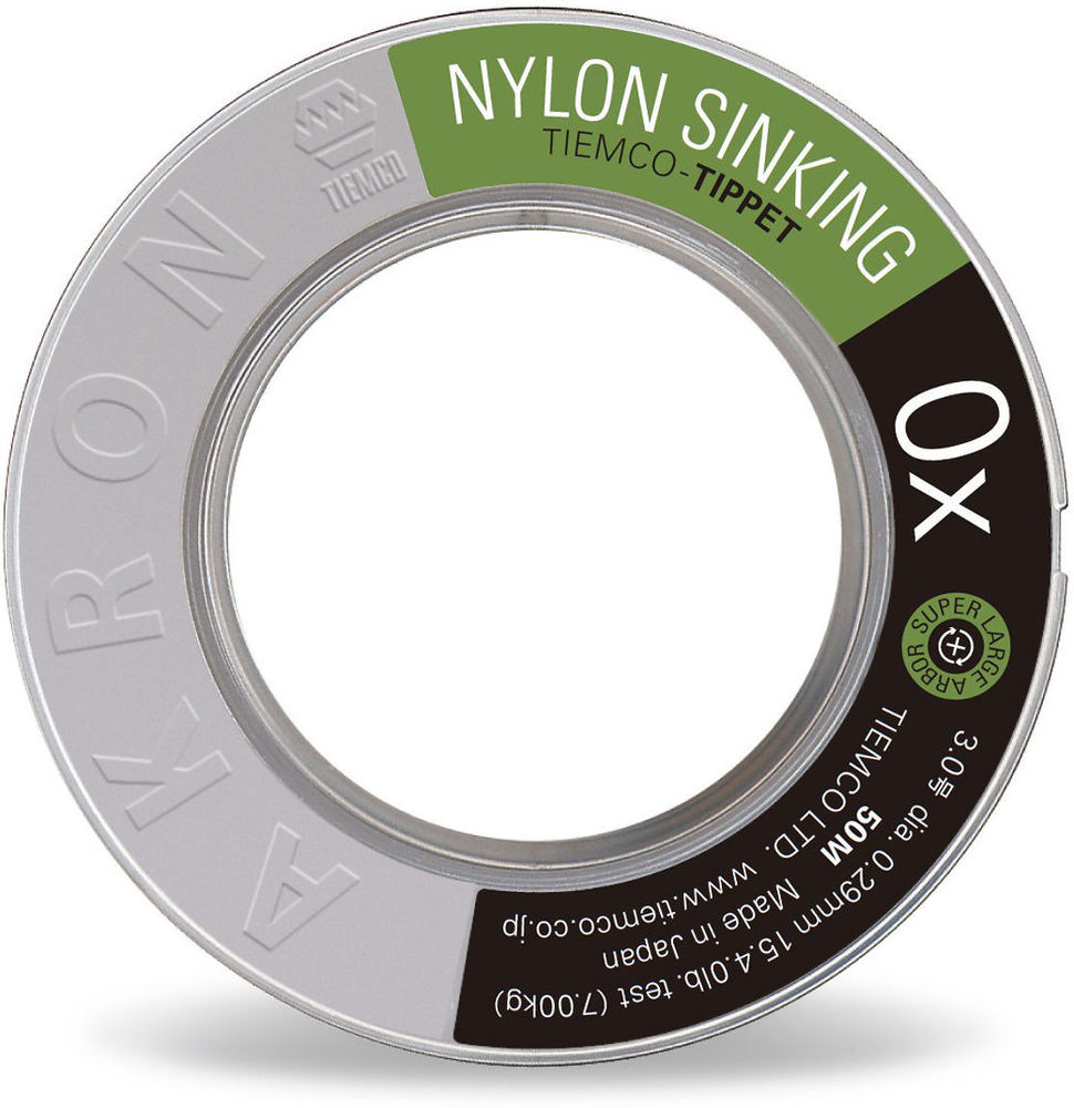Поводковый материал Tiemco Nylon Sinking Tippet 0X 30m