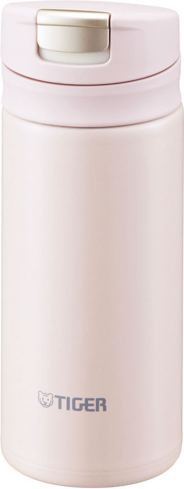 Термокружка Tiger MMX-A020 Powder Pink 0,2л (цвет пудрово-розовый, откидная крышка на кнопке)