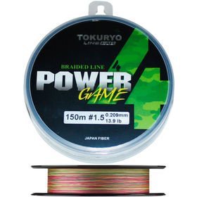 Леска Tokuryo Power Game X4 150м 0.108мм (5-Multi)