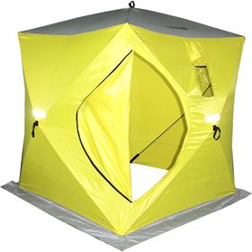 Палатка зимняя Сахалин 2 (желтый/серый)