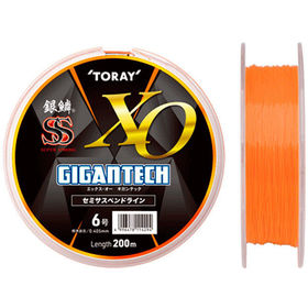Леска Toray SS XO Gigantec 200м 10 0.52мм (Оранжевая)