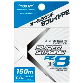 Леска Toray Super Strong PE X8 150м 0.8 150м 0.148мм