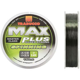 Леска Trabucco Max Plus Spinning 150м 0.16мм (Dark Green)