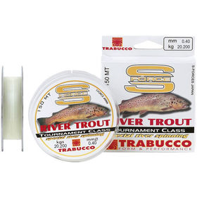 Леска Trabucco S-Force River Trout 150м 0.16мм (Milky White)